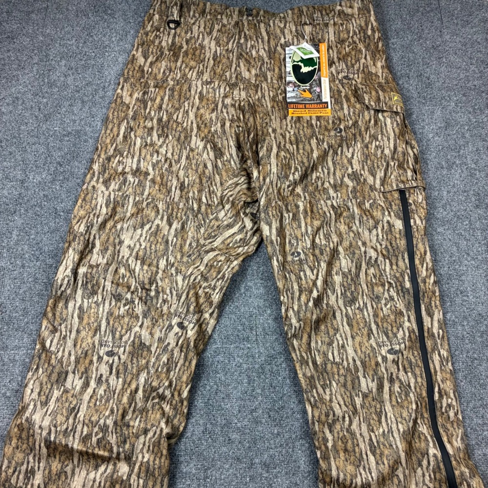 Frogg Toggs Dead Silence Brushed Camo Pants Mossy Oak Bottomland Mens 3XL 40x32
